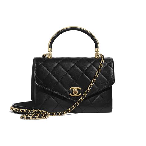 chanel flap bag calfskin & gold-tone metal|black Chanel bag price.